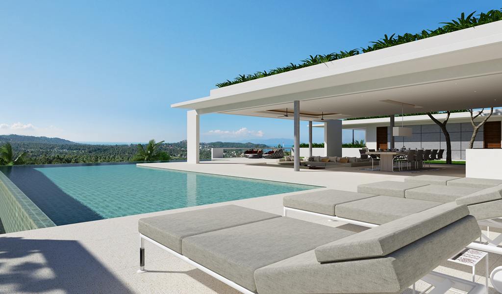 Luxury Modern Architecture Villa Choeng Mon Koh Samui