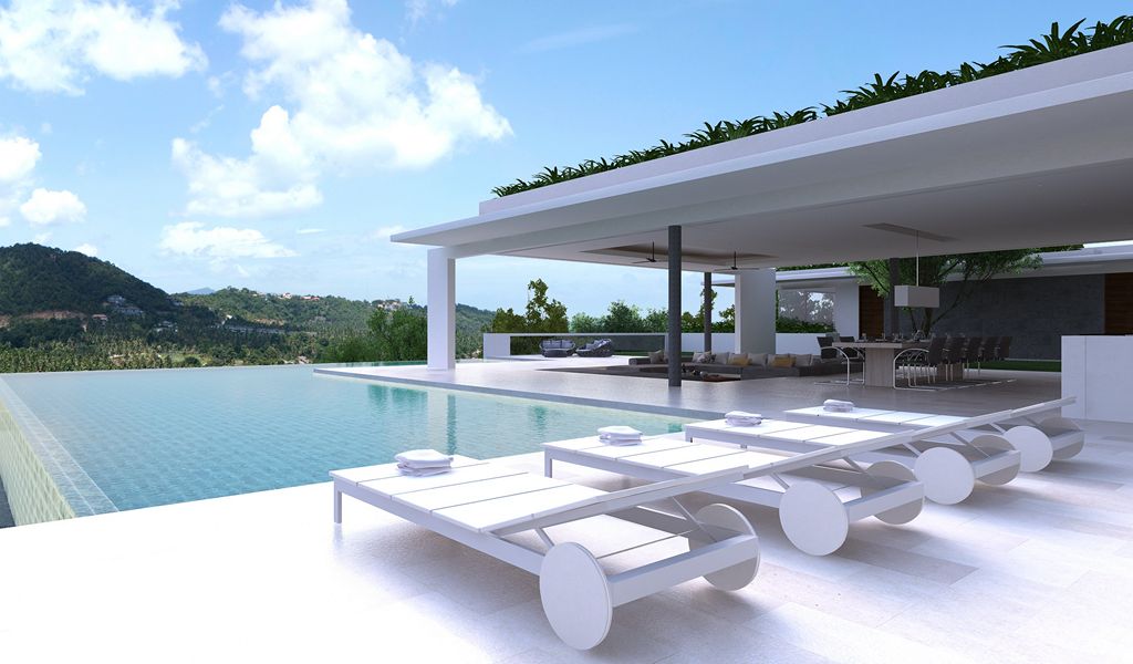 Luxury Modern Architecture Villa Choeng Mon Koh Samui