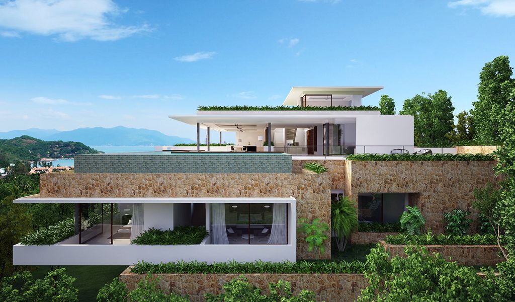 Luxury Modern Architecture Villa Choeng Mon Koh Samui