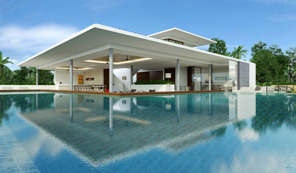 Luxury Modern Architecture Villa Choeng Mon Koh Samui