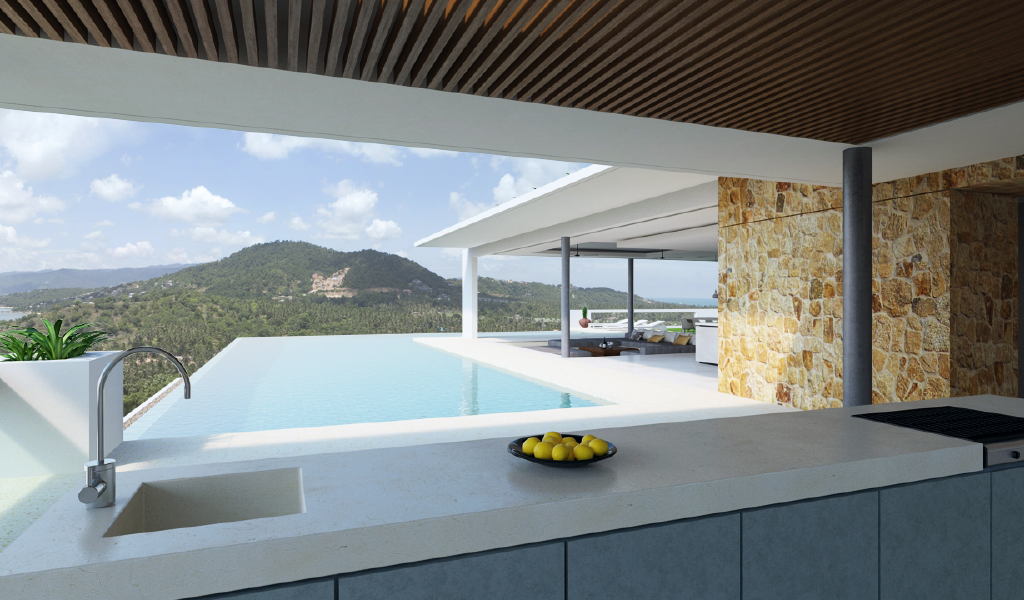 Luxury Modern Architecture Villa Choeng Mon Koh Samui