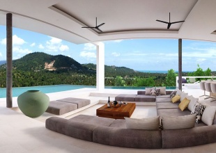 Luxury Modern Architecture Villa Choeng Mon Koh Samui