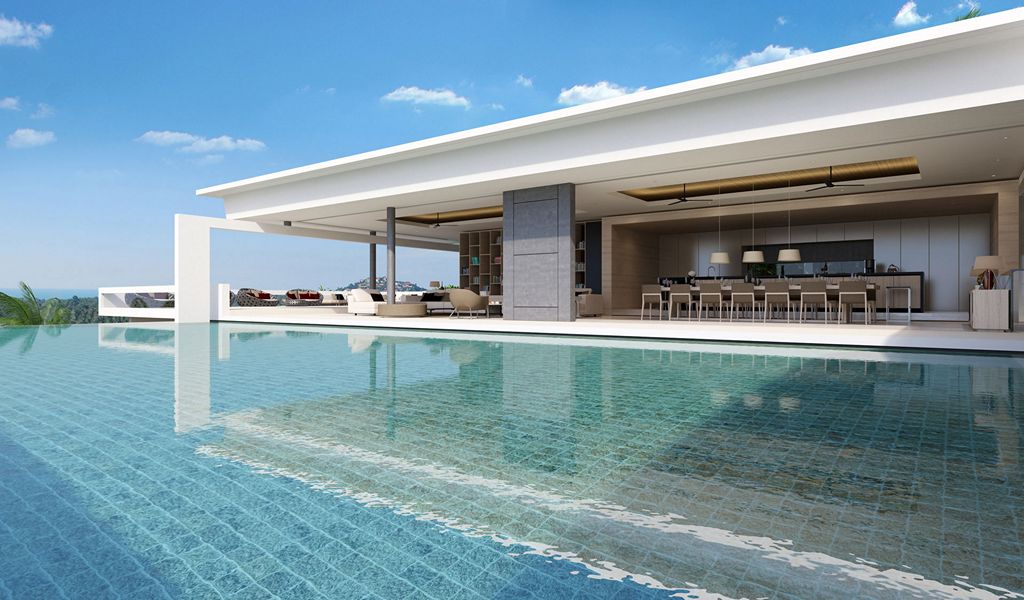 Luxury Modern Architecture Villa Choeng Mon Koh Samui