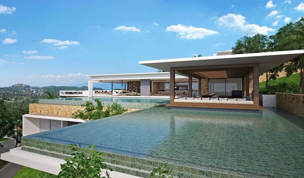 Luxury Modern Architecture Villa Choeng Mon Koh Samui