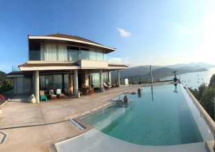 elysium, luxury villa, panoramic, ocean views, sea views, 6 bedrooms, Plai Laem, Koh Samui