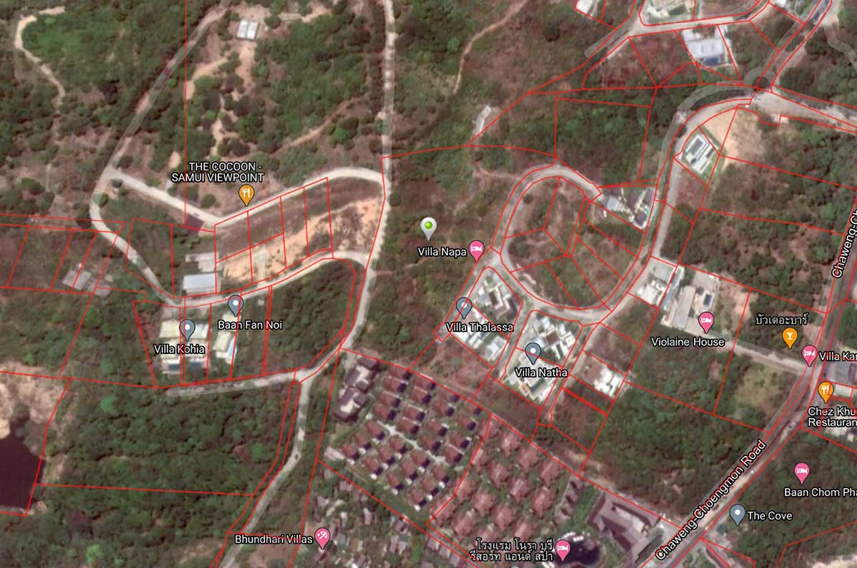 Prime Sea View land For Sale Between Chaweng And Choeng Mon (Thai-Real.com)
