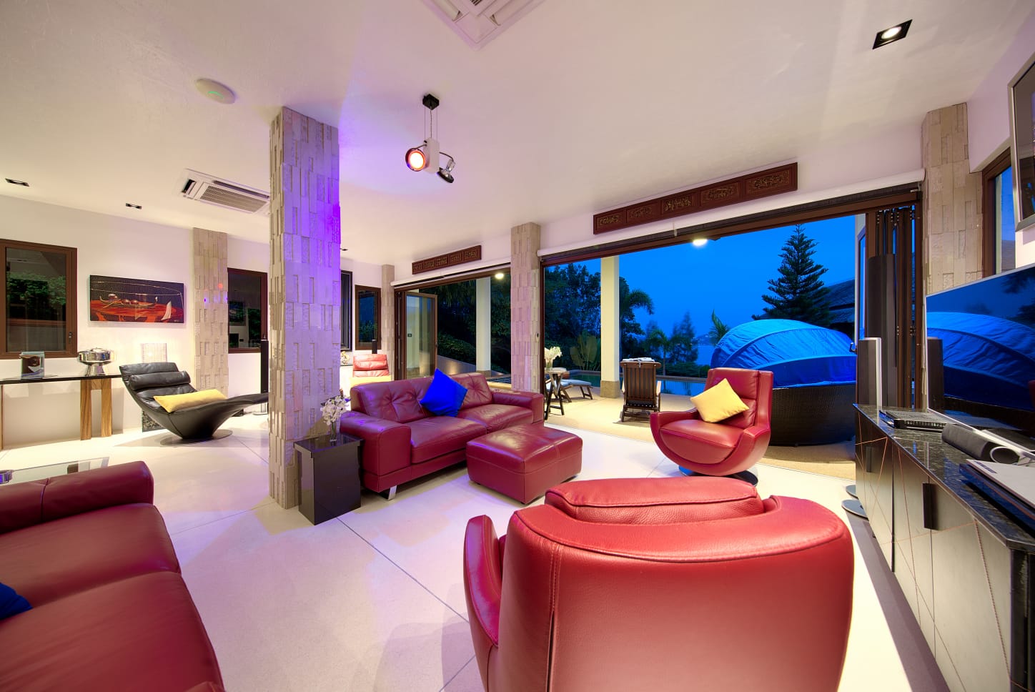 3 Bed Sea View Villa For Sale Bangrak Bay, Koh Samui (Thai-Real.com)