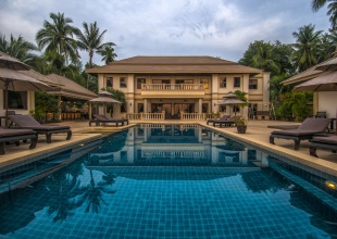beach mansion, beach villa, resort, for sale, taling nam, Koh Samui