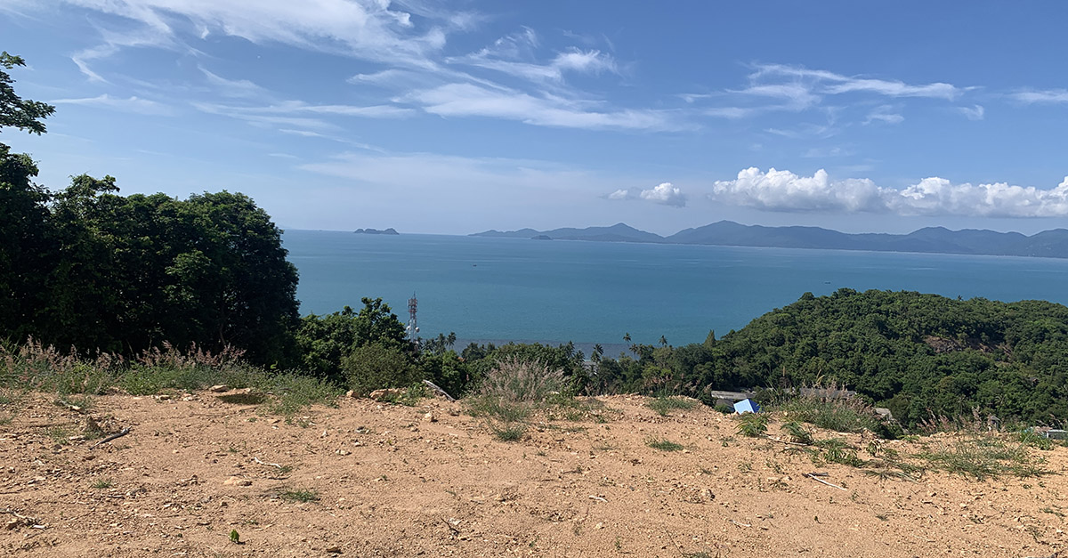 Sea View Land For Sale Koh Samui, Ban Tai (Thai-Real.com)