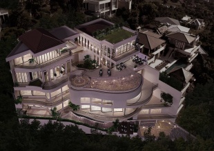 samui summit, Koh Samui, luxury villa, for sale, sea view, part built, investment