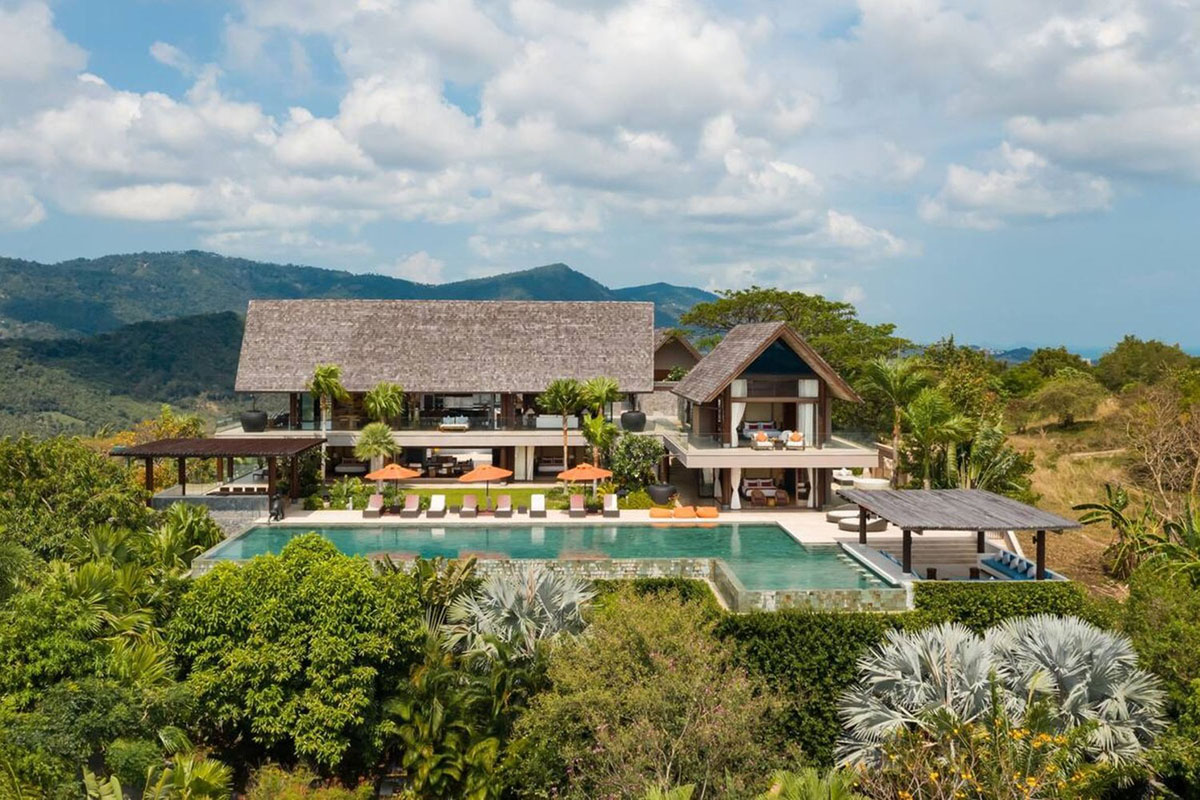 Ultra Luxury Villa In Mountain Top Estate For Sale Koh Samui (Thai-Real.com)