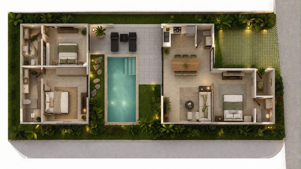 Luma Garden Pool Villas for Sale in Bophut, Koh Samui